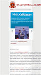 Mobile Screenshot of dassfootballacademy.com